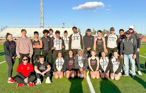 KEEP IT ROLLING - The Whitharral Panthers won the Area Championship along with some regional qualifying players for the Lady Panthers. Pictured above are the athletes and coaches that are moving on. (Photo courtesy of Whitharral ISD)