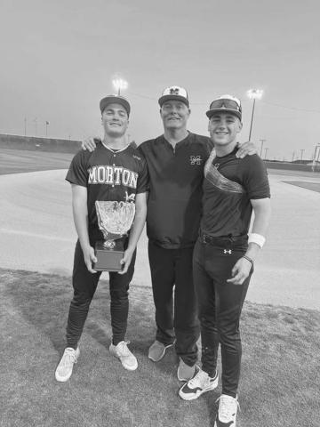 MORTON STANDOUTS - This year the Lubbock Avalanche selected Morton standouts for their 2024 Baseball super Team! Coach of the year- Gary McLendon: McLendon continued Morton’s athletic success with a deep playoff run. Morton reached the Region I-1A final, falling to eventually statechampion Ira. After a second-place finish in district, Morton rattled off three playoff wins, including a dramatic three- game series win over Nazareth in the region semifinals. Second Team Catcher/Pitcher Cade Lyon: Lyon batted .