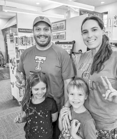 ESCAPE ARTISTS - The City of Sundown Library hosted multiple programs for area families which included an escape room as a fundraiser for the library’s gamer lounge. Pictured are runner-ups, The Tucker Detectives with a time of 30 minutes and one second. Eight teams competed and all were able to make it out in the allotted 45 minute time frame. The A-Team which consisted of Sundown ISD administrators were the unofficial winners. (Photo courtesy of the City of Sundown Library)
