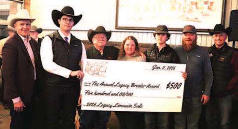 Lawrence Family Limousin honored with award