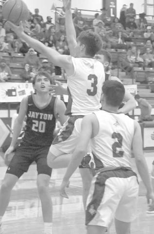 2 OF 10- Ethan Kauffman led the Whiteface Antelopes with 10 points in a 70-33 UIL Boys’ High School Basketball Regional Quarterfinal loss to the no. 2 ranked Jayton Jaybirds last Tuesday at Frenship High School in Wolfforth. The Antelopes finished their season at 24-6. (Photo Courtesy of Jay Kelley)