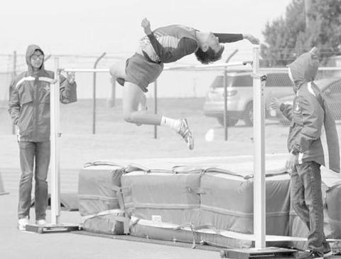 HIGH JUMP- The Whiteface track teams compete in and hosted the Nolan Demel Relays last weekend. Antelope Auscar Gandara competed in the high jump event during the meet. (Photo Courtesy of Holly Crutcher)