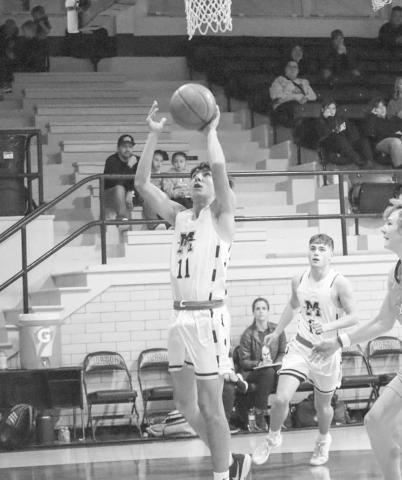 FAST BREAK - Morton Indian A.J. Mendoza layed the ball up during the teams possessive fastbreak to get the team some much needed points in their contest this past Tuesday. (Staff photo by Aalijah Soliz)