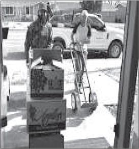BACKPACK BOXES- Levelland ISD said it takes a Village and they have on. Last week Maintenance and grounds crew helped load all the extra Bill’s Back Pack boxes. During the holidays, our food-insurance students received extra food to help sustain them through the time out of school. LISD appreciates the extra hands that pitched in to help make a difference for others and to get this task done. In photo Lisd Grounds Men Brendan Jaeger and Miguel Esquivel.(Photo Submitted by Cristal Isaccks).