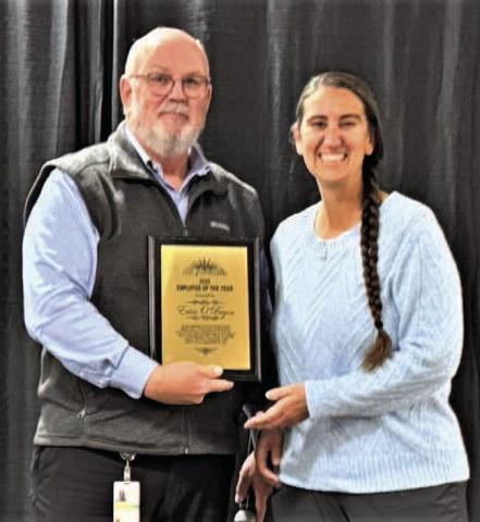 CITY OF LEVELLAND EMPLOYEE OF THE YEAR Chief Erica O’Bryon, Levelland Police Department. (City of Levelland photo).