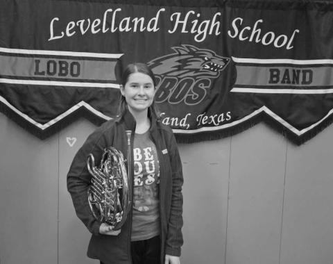 HONOR BAND & AREA QUALIFIERS - LHS Band Director Michael Cason &amp; Assistant Director Matthew Tolentino share that Lobo Band Members had great success on Saturday. Congratulations to these Lobo Band Members for making the ATSSB Region 16 Honor Band. They also advance to the area round of competition. Pictured above is Ada Niederhauser/French Horn.