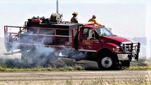 MUCH NEEDED GRANT-- Smyer VFD and Sundown VFD are on the receiving end of $300,000 grants for fire tenders. (City of Smyer photo)