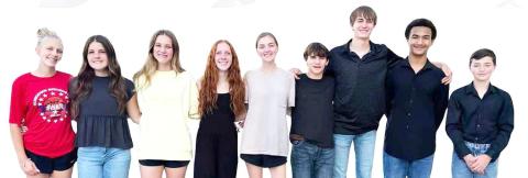 SUNDOWN PERCUSSION ENSEMBLE GROUP - The Sundown Roughneck Band Percussion Ensemble earned a Division II (Excellent). Members of the ensemble include Carrigan Dietz, Kadyn Belew, JC Jenkins, Darby Bussel, Karter Hord, Kobe Hogan, Stellan Sanders, Raegan Reynolds and Ryder Bufe. (Sundown ISD)