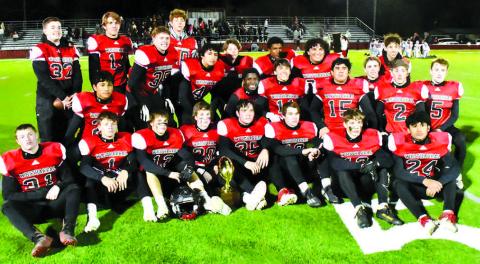 HEADED TO AREA- The Whitharral Panthers advance to the area round of the UIL Class 1A-2 Region I high school football playoffs with a convincing 46-0 win over the Silverton Owls last Friday in Lockney. The Panthers will face Klondike on Friday at Trinity Christian School in Lubbock at 7 p.m. (Photo by Jay Kelley)