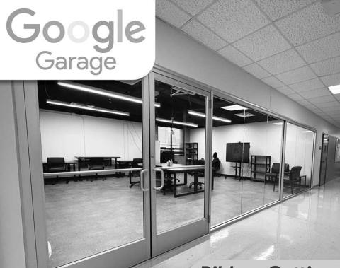 GOOGLE GARAGE MAKERSPACE- South Plains College is set to open its renovated Makerspace Garage on September 9. The updated Makerspace features modular worktables and furniture, expanded power outlets that include drop-down ceiling reels, a mobile whiteboard that can also function as a tabletop, a STEM construction station and a state-of-the-art, touch-screen monitor. (SPC photo)