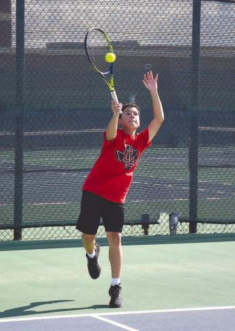 LHS JV tennis 2-0 in district