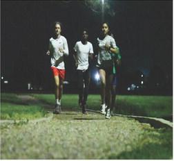 RISE &amp; GRIND – The South Plains Cross Country team practices on the campus trail this past Tuesday morning at 6:15am in preparation for their upcoming season.