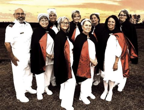 South Plains Rural Nurse Honor Guard Cliff Ward, Donna Riddle, Jan Buxkemper, Marie Riddle, Sandra Wallace, Patty Jouett, Debbie Nock, Lisa Huggins and Rhonda Lehnert. honors nurses who have passed. Services are offered free in Bailey, Cochran, Hockley, Lamb and Terry counties.