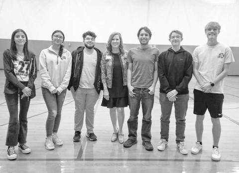 YELLMEETING - The Young Emerging Leaders of Levelland (YELL) were visted by Annette Sykora this past week. Sykora visited with the YELL students about their social media profile, discussing what to have on their social media platforms and what to leave off. (Photo courtesy of Cristal Isaacks)