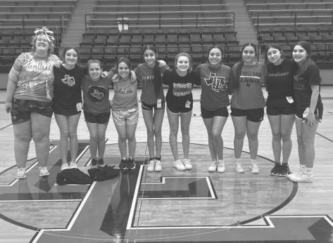NEW JV CHEER - LHS has announced the new JV Cheer Squad. Pictured are: Hannah Wilde Jones -10th, Nadia Marrufo-9th, Audriana Delacerda-8th, Sophia Koubeck-8th, Sofi Lopez-8th, Kamryn Navarro- 8th, Alex Newsom-8th, Ella Rendon-8th, Itzel Reyes-8th and Danica Sanchez-8th.(Photo submitted by Cristal Isaacks)