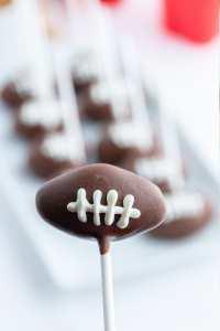 Easy Football Cake Pops