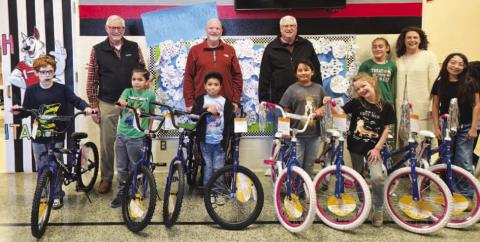 SOUTH ELEMENTARY RIDE WITH ROTARY BIKE WINNERS