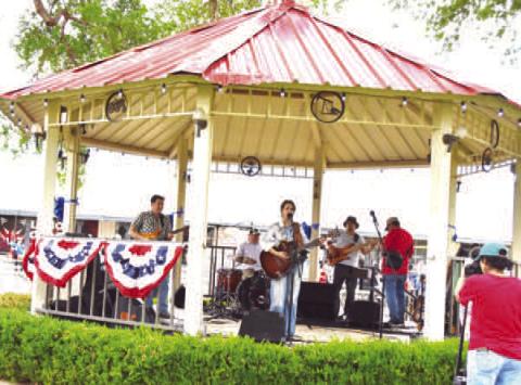 Several acts performed at the Gazebo this past Sunday at the Centennial Celebration. Residents came out to enjoy the event. (Staff photo)
