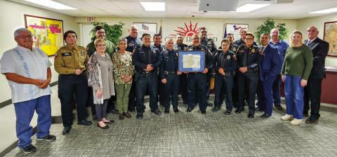 Council celebrates LPD accomplishment