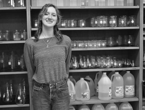 GETTINGREADYFOR NATIONALMANRRS CONFERENCE- Jaden Bobo, a first-year biology major from Lubbock, will attend the national Minorities in Agriculture, Natural Resources and Related Sciences conference taking place from March 20-24 in Chicago, Illinois. (SPC Photo)