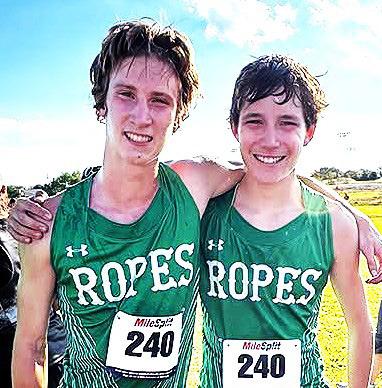 LCU Rust Buster XC Relay – Rope Varsity Chase Schumm and Billy Hill, 4th place.