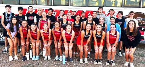 The Whitharral Panthers their first cross country challenge at the Smyer XC meet. High school and junior high traveled to Smyer, with 28 total runners competing. Team and individual places (top 10): high school boys, 4th place, Josiah Martinez - 8th; Wyatt Bartels; JV 5th, Knox Noland, JV 6th; high school girls, 4th place, Allegra Gavina, JV 2nd place, Ryleigh Wristen, JV 6th, junior high boys - 3rd place, Preston Prowell. 4th, Lucian Bartels, 5th; junior high girls, 3rd place, and Norah Gonzales, 5th.