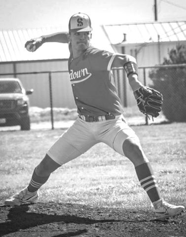 BATTER UP - Sundown Roughneck Jaxon Rodriguez pitched against the Smyer Bobcats this past Monday as the visiting team during their district matchup. (Staff photo by Aalijah Soliz)