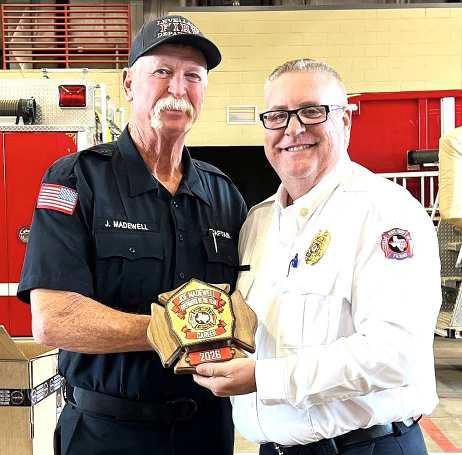 LEVELLAND FIRE DEPARTMENT 2026 FIREFIGHTER OF THE YEAR (CAREER) – Joe Madewell. (Levelland Fire Department photo)