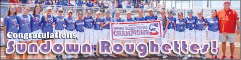 STATE TICKET PUNCHED! - The Sundown Roughettes continue to make history as they were crowned UIL 2A Division 2 State Semi-Final Champions after sweeping the Muenster Lady Hornets this past Thursday and Saturday. The Roughettes will be competing for the UIL 2A Division State Championship in Austin against the Shiner Lady Comanches on Thursday at 10 a.m. The game will be held at Red and Charline McCombs Field located at 2001 Comal St in Austin. (Photo graphic courtesy of Sundown ISD)