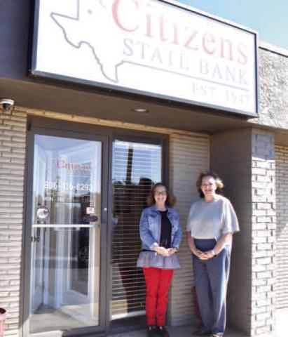 OFFERING LOCAL SERVICES-- Citizens State Bank in Levelland is operated by Heather West, VP-Business Development and Operations, and Jeri Ann Dewbre, Business Development Officer. (Staff photo by Lynda Work)