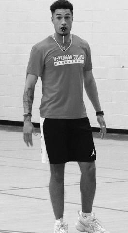 NEW ERA- The Levelland Lobo basketball program has entered a new era under Head Coach Jordan Windholz as he begins building his program this summer. Pictured is coach Windholz at his first workout with Lobo athletes. (Staff Photo by Aalijah Soliz)