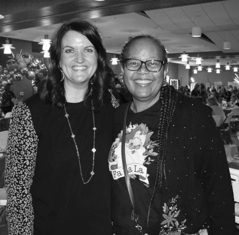 GOOD FRIENDS, GOOD TIMES — Robyn Reaves and Myrna Whitehead shopped the many vendors at Fa La La Fun for the Girls Thursday at the Mallet Event Center. There were more than 25 vendors with a variety of guests to shop from, including food and beverages, clothing, jewelry, and accessories, and even home décor. (Submitted Photo)