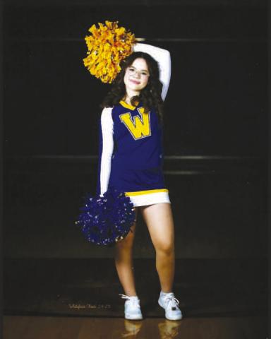 UNIQUE OPPORTUNITY - Senior Whiteface Cheerleader Briley Siemens will be representing Varsity Spirit and performing in the Pearl Harbor Memorial Parade in Honolulu, Hawaii on December 7. Siemens attended a National Cheerleaders Association (NCA) Camp at Whiteface High School in July where she was selected as an All-American. Only the top 12% of the cheerleaders and dancers from Varsity Spirit camps earn the chance to participate in a performance of this caliber. (Photo courtesy of Tandy Siemens)