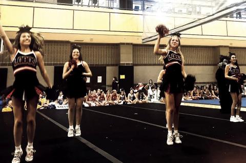 LHS Cheerleaders attend UCLA Cheer Camp - LHS Cheerleaders &amp; Lucky Lobo putting their best foot forward at the UCA Cheer Camp at Texas Tech University preparing for the upcoming cheer season while showing incredible teamwork, leadership, positivity and Lobo Spirit. (photo courtesy of LISD)