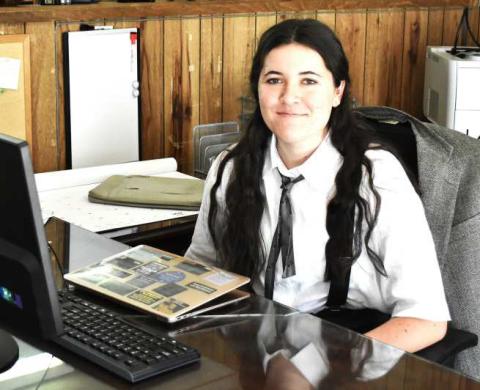 C.R. CALHOUN JOINS NEWS PRESS STAFF AS INTERN- A new face has joined the staff of the Levelland News Press. Caleigh Calhoun, daughter of Willie and Lorien Calhoun of Levelland, began in May as the new summer intern. Calhoun graduated from Whiteface High School in May of 2025. She has been attending the University of Texas over the past school year, and will return to Austin to continue her studies in the Fall.(News-Press photo)