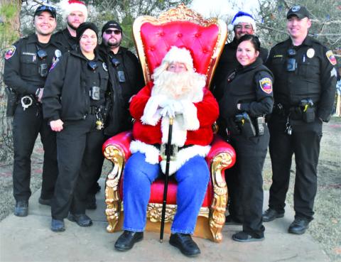 The Levelland Police Department joined Santa at the SPC Christmas lighting event and helped with traffic and provided added security as well as celebrating the beginning of the holidays with the community. The LPD will be stepping up for Blue Santa this coming weekend, along with the Noon Lions Club to bring some joy to less fortunate children.