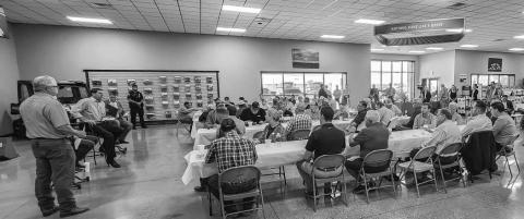 CONCERNED PRODUCERS - Producers from around the area had the opportunity to voice their concerns to Congressmen Jodey Arrington, Ronny Jackson and Mike Conoway who are currently working on the 2023 Farm Bill. Pictured are citizens who attended the update at South Plains Implement Thursday morning. (Staff photo by Dom Puente)