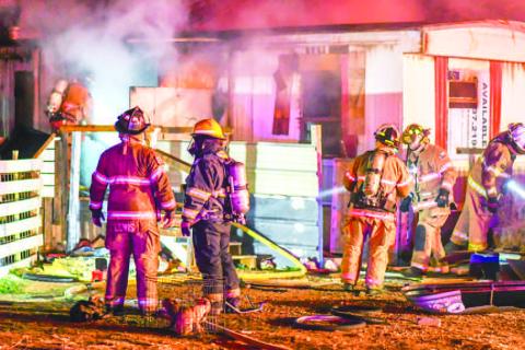 MOBILE HOME FIRE