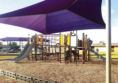 PLAYGOUND COMPLETE - Anton ISD announced the completion of its new elementary school playground. The playground is the direct result of the community's support of the May 2025 bond election. (Anton ISD photo)