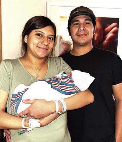 2026 FIRST BABY-- The first baby delivered at Covenant Hospital in Levelland 2026 was Olive Alaniz, born on Jan. 1 at 9:45 a.m. and weighing 6 lbs. and 12 oz. She is the daughter of Sarah and Marcos Alaniz. (Covenant Hospital photo)