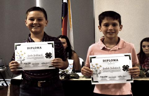 Hockley County 4-H Clover Kid Diploma – Isabelle Acevedo, Radek Hockley County 4-H Dukatnik, Kade Hubbaard, Creed Huysmana, Kielle Norris and Browen Wellborn.