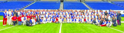 STATE CHAMPIONS - The Sundown Roughneck Band, ‘Pride of the Oil Patch’ competed in the UIL State Marching Contest in San Antonio at the Alamo Dome on Tuesday. Making their 29th straight appearance at the state contest, the band was crowned state champions marking their eighth state championship with the last one coming in 2011. (Photo courtesy of Sundown ISD)