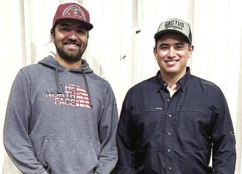 ORIGINALTEAM ROPINGATTHE MALLET EVENT CENTER – Stefan Ramon and Daryan Gonzalez.