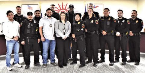 LEVELLAND POLICE DEPARTMENT - The LPD promoted Det. Miranda to the rank of Detective at the last city council meeting. Det. Miranda grew up in Wolfforth and attended South Plains College earning her degree in Law Enforcement Technology and graduated from the SPC Law Enforcement Academy in 2022. She began her career with the LPD and has been with the department for three years.