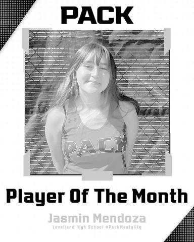 PACK PLAYER- The LHS Tennis Team has established a new leadership program. Through this program as a team, athletes have set the PACK standards (progress, attitude, commitment and kinship). With these standards, they have also established a recognition award for those who represent the standards of what it means to be part of the PACK Tennis program. The first player to be selected by the team, as the Pack Player of the Month is Senior Jasmin Mendoza. (Photo Courtesy of Cristal Isaacks)