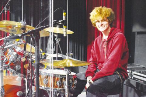 REWARD - Casin Peek received the Val and Venus Eddy PASIC Scholarship from the Percussive Arts Society to attend the international organization’s 50th convention . (SPC Photo)