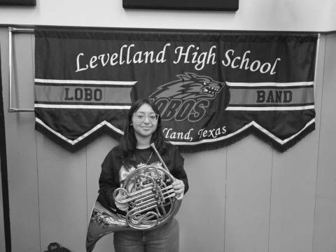 HONOR BAND & AREA QUALIFIERS - LHS Band Director Michael Cason &amp; Assistant Director Matthew Tolentino share that Lobo Band Members had great success on Saturday. Congratulations to these Lobo Band Members for making the ATSSB Region 16 Honor Band. They also advance to the area round of competition. Pictured above is Olivia Hinojosa/French Horn.