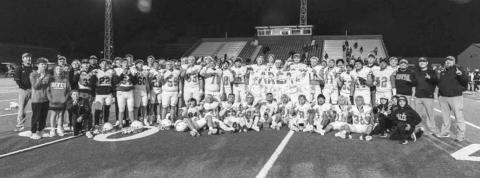 AREA CHAMPS - The Ropes Eagels are the Area Champs after knocking off the Farwell Steers this past Friday in Sundown 28-0, holding them to a shutout. The Eagles took on the Wink Wildcats this past Friday in Big Spring for their Regional playoff matchup. (Photo courtesy of Donovan Martin)