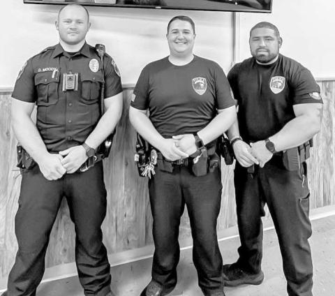 - The Levelland Police Department (LPD) and Levelland ISD (LISD) recognized School Resource Officers Moody, Rincones and Nino for their continued efforts keeping students, staff and schools safe during School Resource Officer Appreciation Day, Feb. 15. (Photo courtesy of the Levelland Police Department)