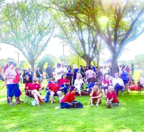 COMMUNITY FUN - The KCBD Community Coverage Tour was held at the SPC campus in Levelland on Thursday. Community members were invited to represent the City of Levelland, enjoy free food, games and have fun. (Photo courtesy of Emily Campos)